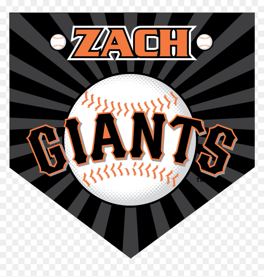 Giants Custom Home Plate Banner - Graphic Design, HD Png Download - san francisco giants png