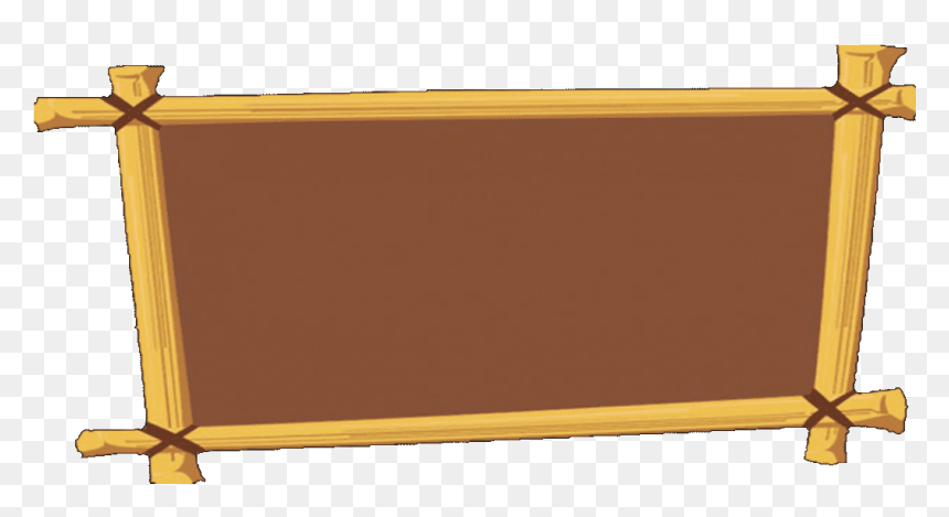 Clip Art Frame Madeira Png - Wood Frame Clipart, Transparent Png - placa de madeira png