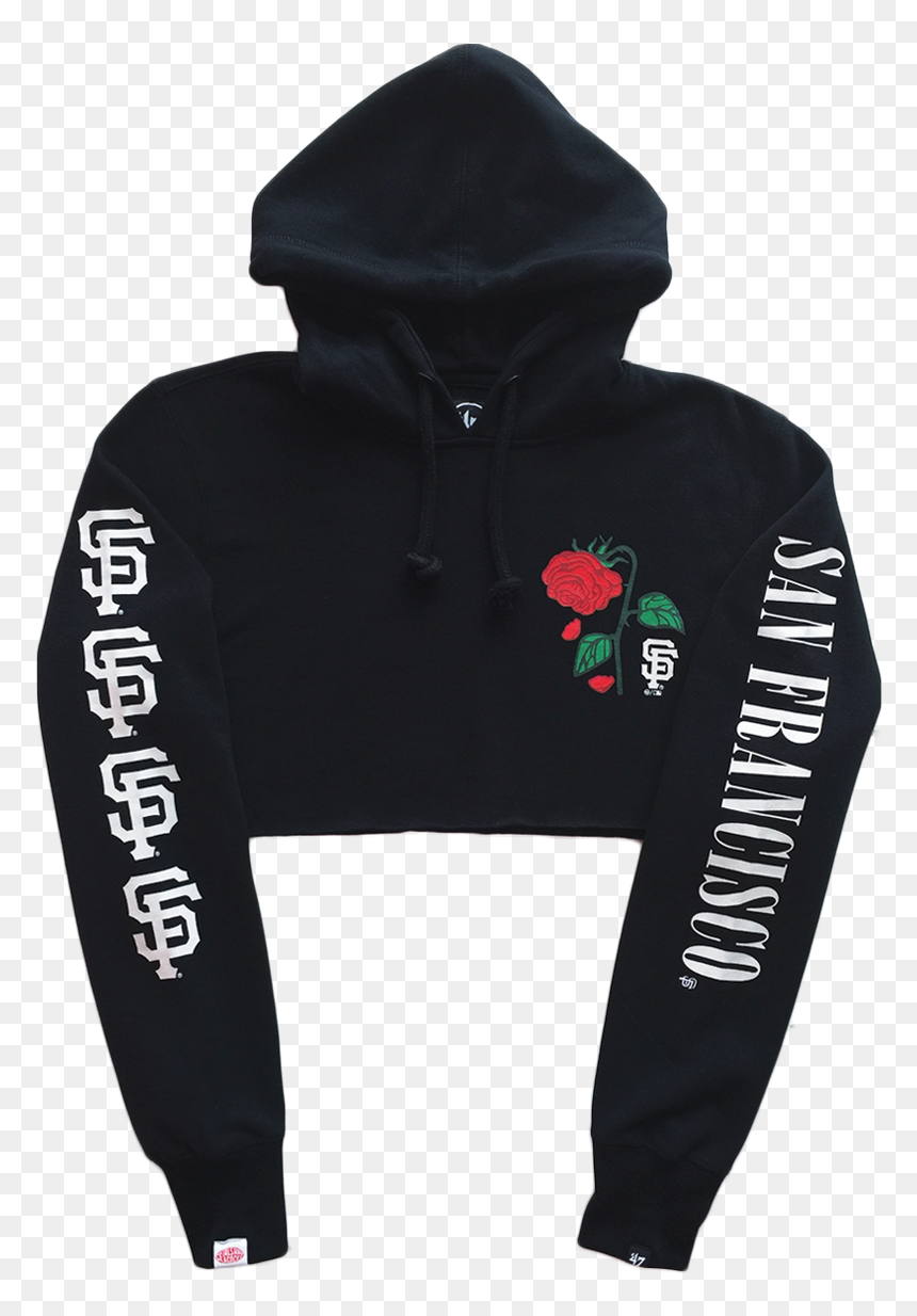 Ny Crop Hoodie, HD Png Download - san francisco giants png
