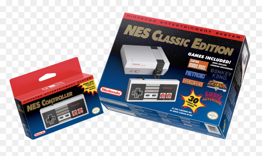 Nes With 60 Games, HD Png Download - nes classic png