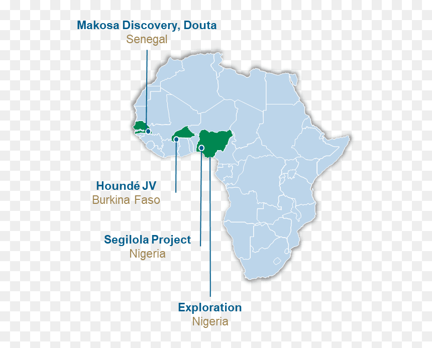 Thor Explorations Company Profile - Map, HD Png Download - nigeria map png