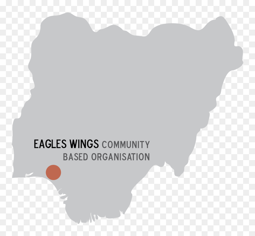 French Language In Nigeria, HD Png Download - nigeria map png