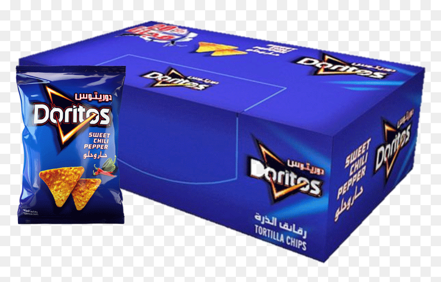Doritos Sweet Chili Pepper 48gx20 - Junk Food, HD Png Download - png doritos