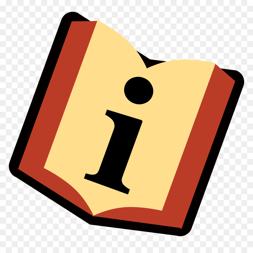 Book Information Png, Transparent Png - book png image
