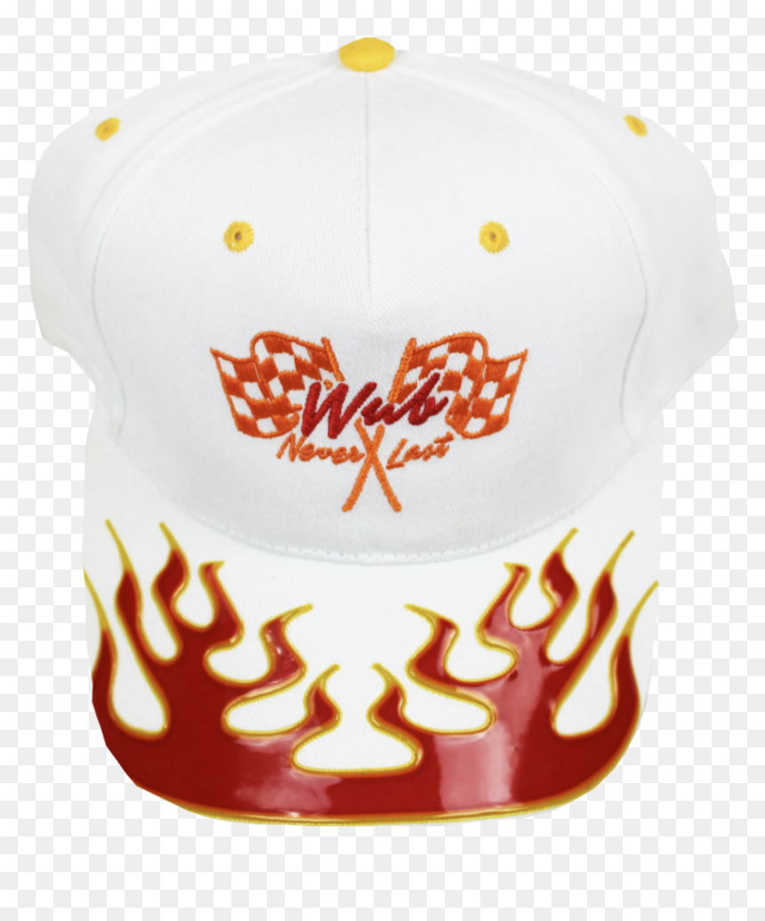 Never Last Flame Cap - Baseball Cap, HD Png Download - white flame png