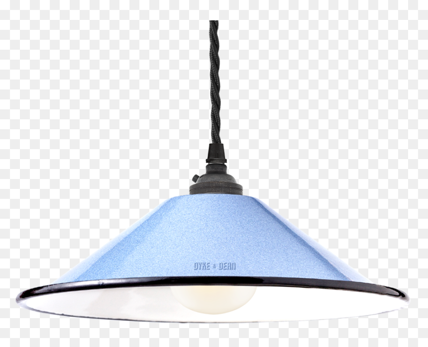 Small Blue Enamel Cone Shade - Lampshade, HD Png Download - esmalte png