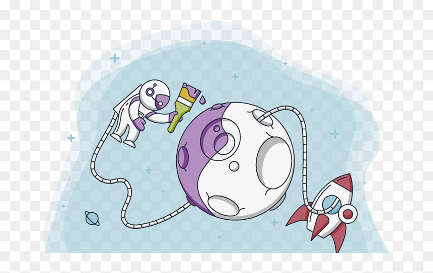 Mindtouch Branding Service - Illustration, HD Png Download - purple planet png