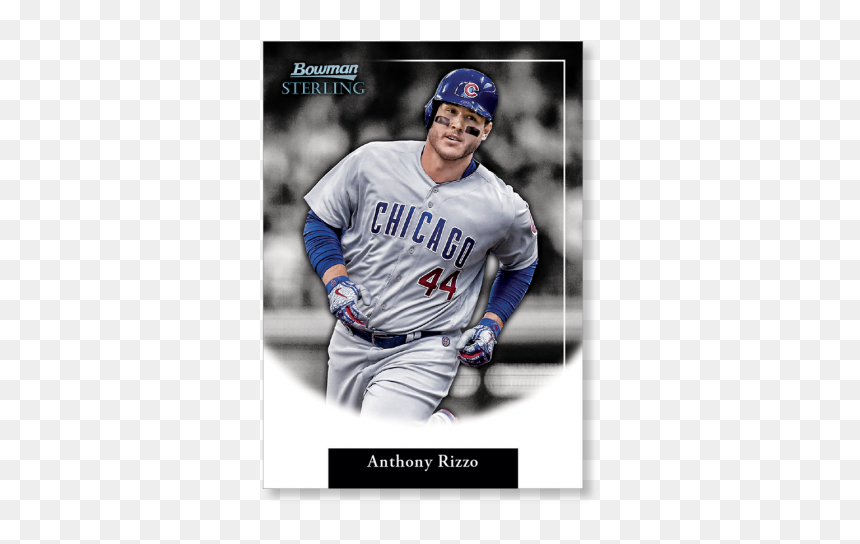 Anthony Rizzo 2019 Bowman Sterling Retrospect Poster - Baseball Player, HD Png Download - anthony rizzo png