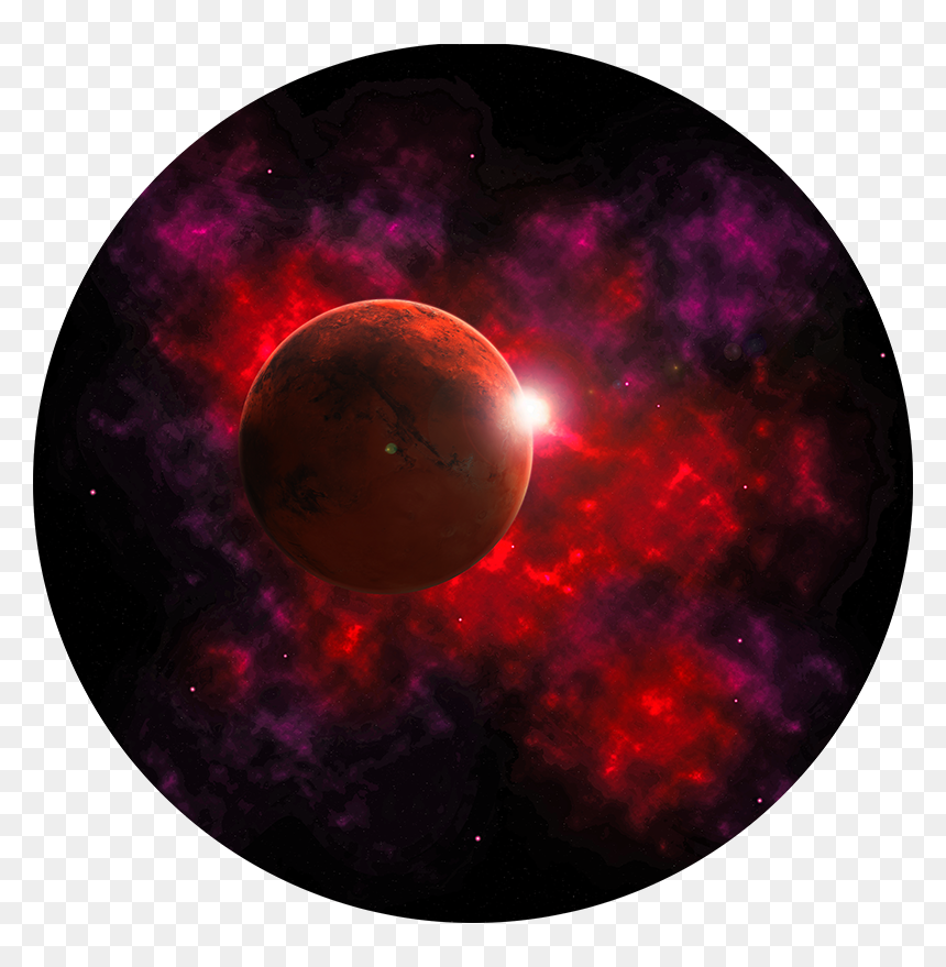 Circle, HD Png Download - purple planet png