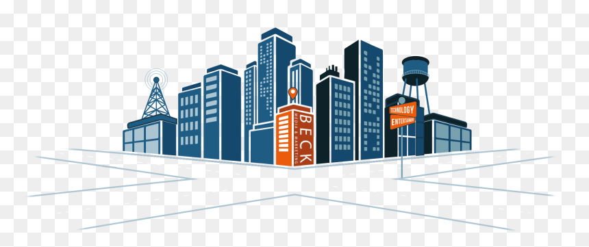 Beck Marketing, HD Png Download - chicago skyline outline png