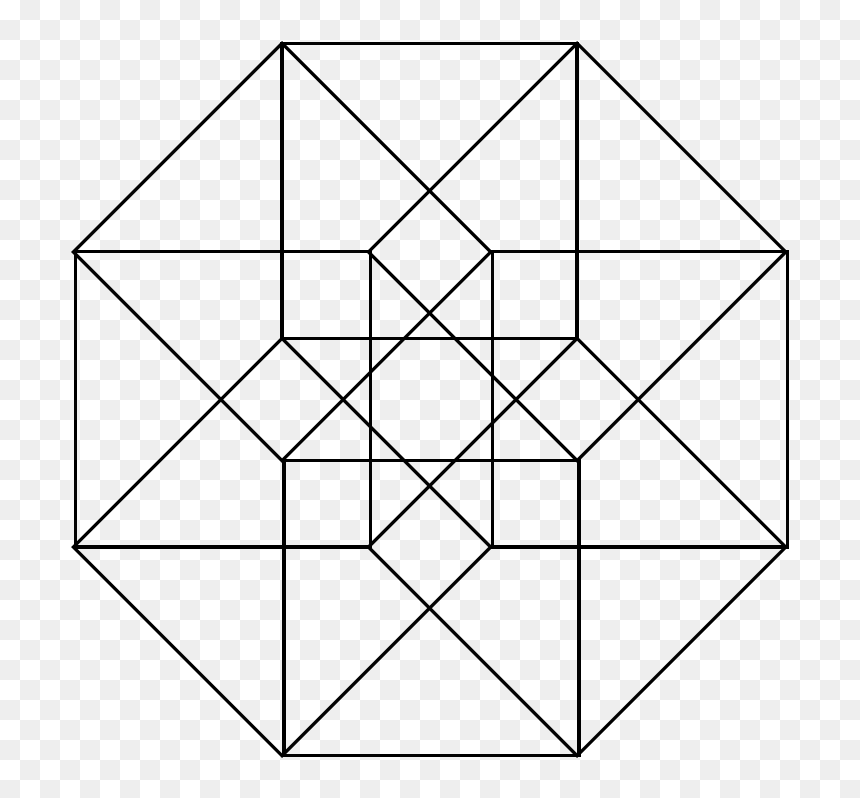 Transparent Tesseract Png - Cube En 4 Dimensions, Png Download - tesseract png