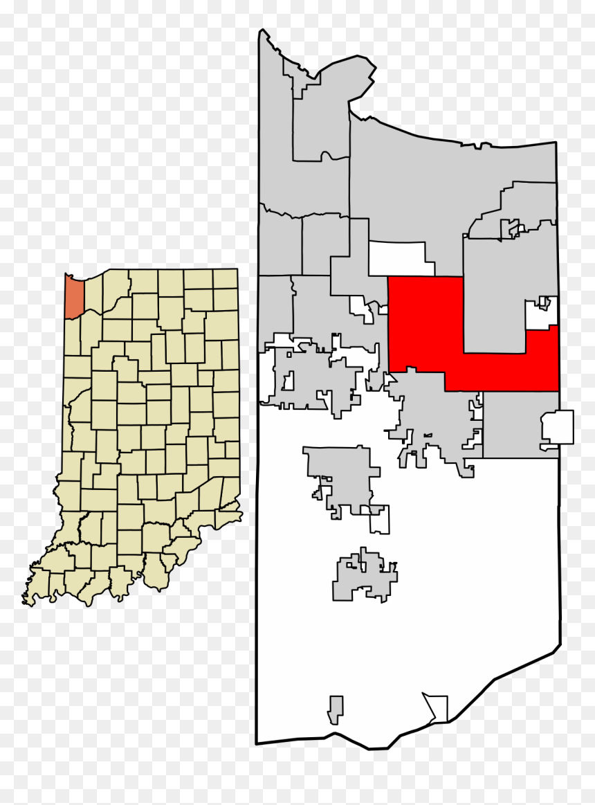 Merrillville Indiana City Limits, HD Png Download - chicago skyline outline png