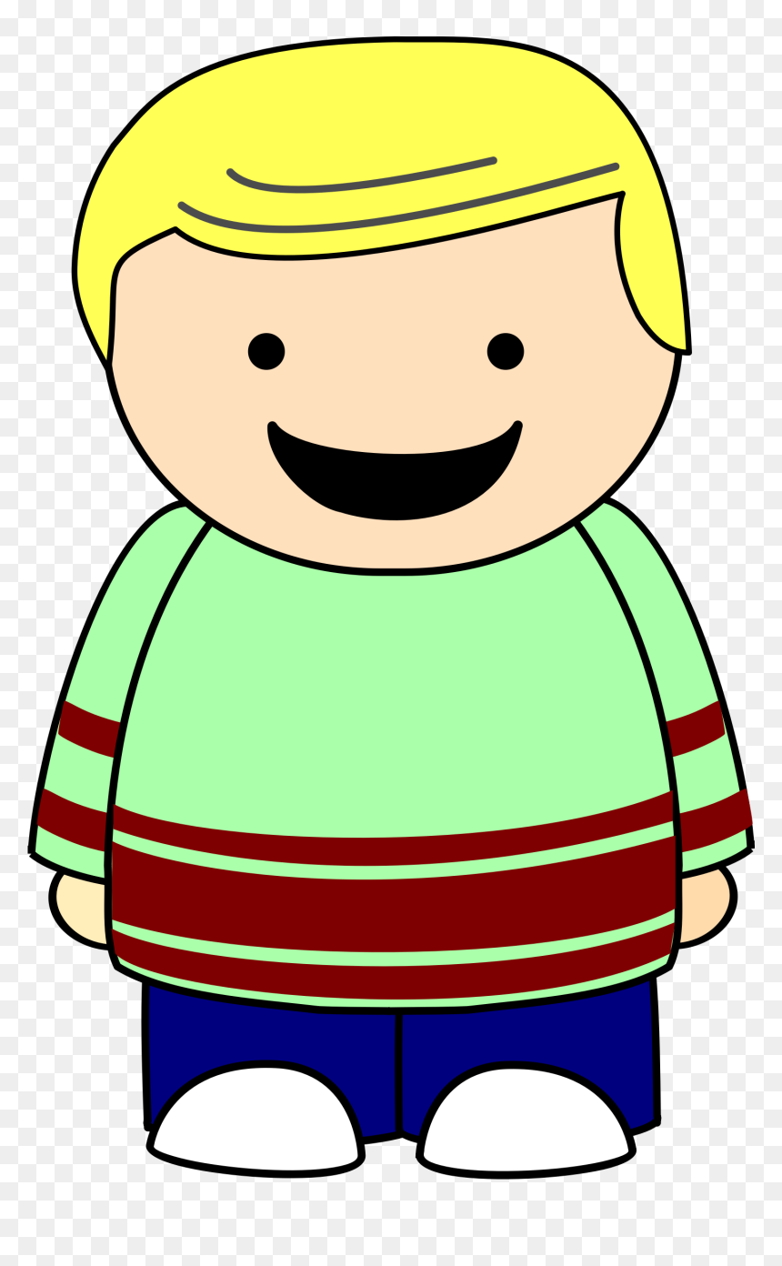 Transparent Boy Standing Png - Brown Haired Kid Clipart, Png Download - boy standing png