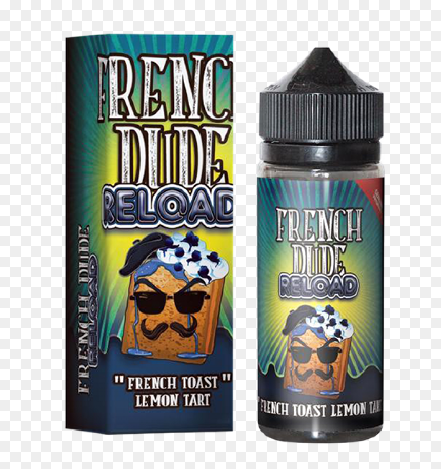 French Dude Reload Liquid, HD Png Download - french moustache png