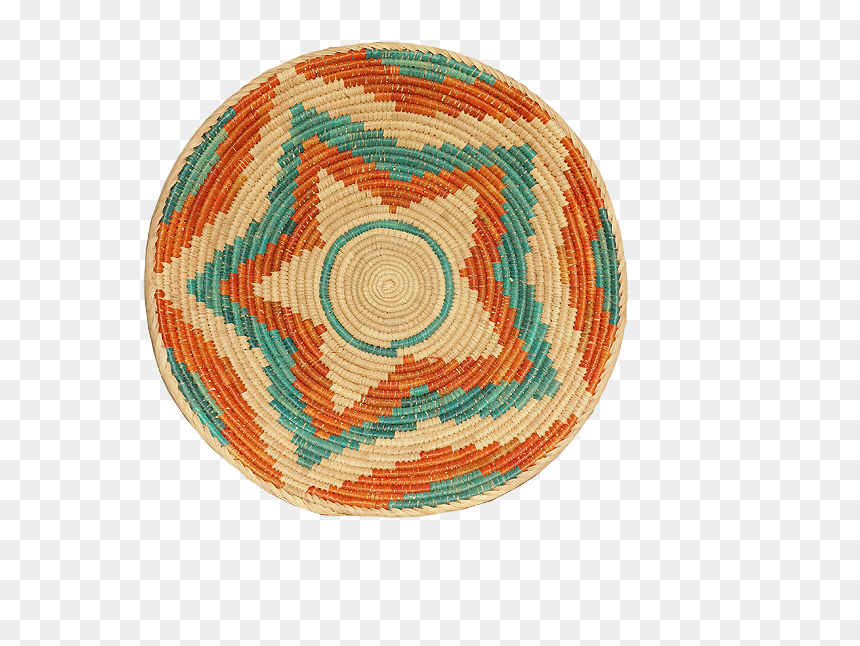 Wicker Basket - Circle, HD Png Download - wicker basket png