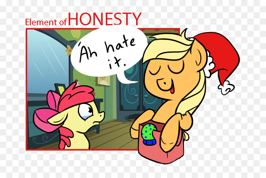 Apple Bloom, Applejack, Artist - Applejack X Applebloom Art, HD Png Download - honesty png
