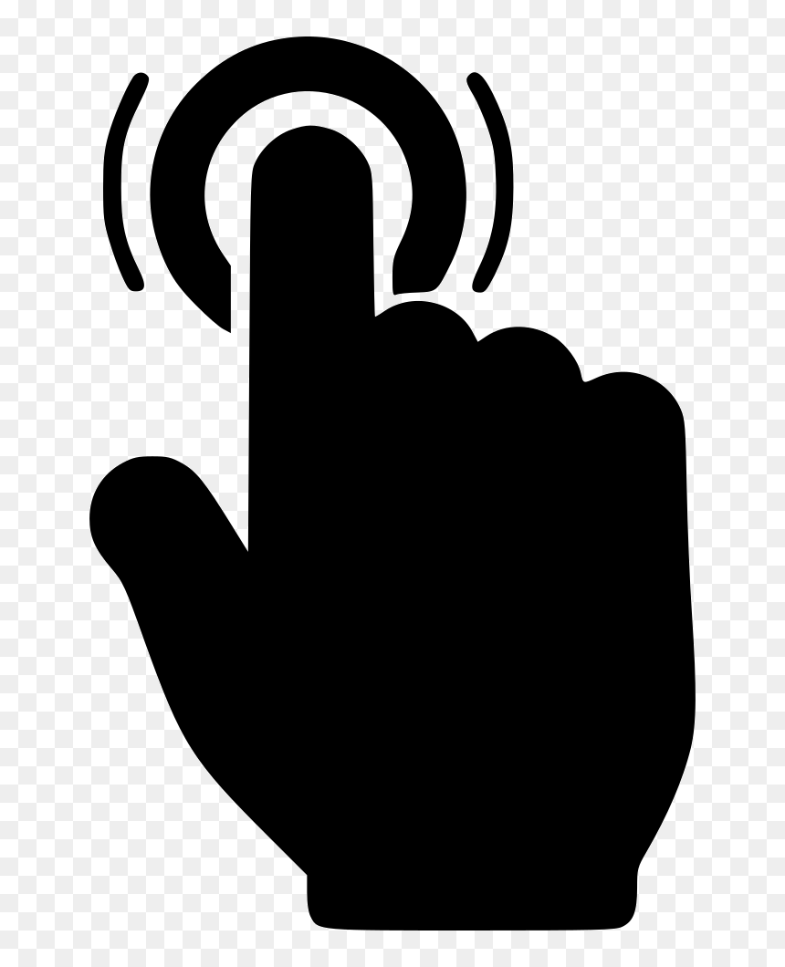 Tap And Hold, HD Png Download - hand holding sign png