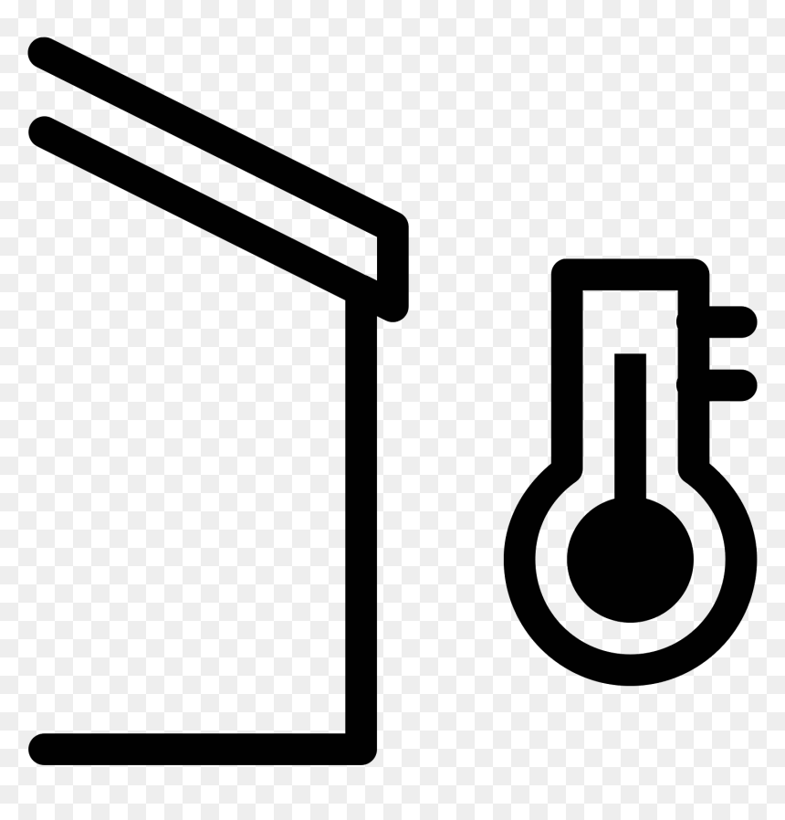 Temperature Outside Icon Free - Outside Temperature Icon, HD Png Download - thermometer icon png
