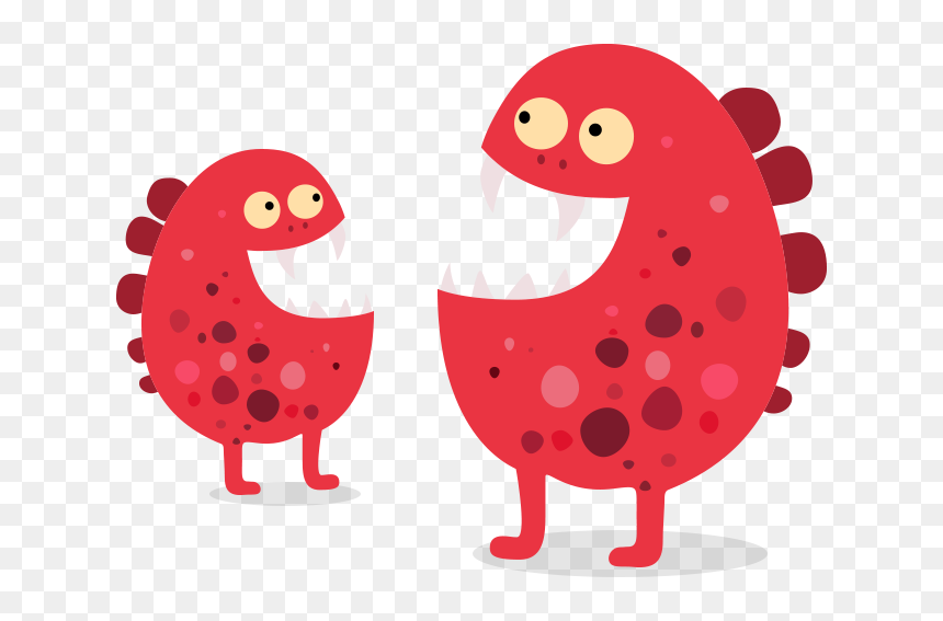Gulligt Monster Tecknad Leksak, HD Png Download - feelings png