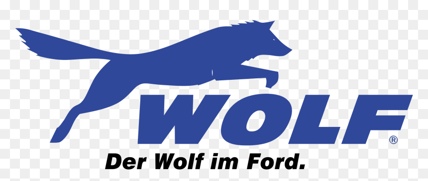 Transparent Wolf Transparent Png - Wolf Racing, Png Download - ford logo png transparent