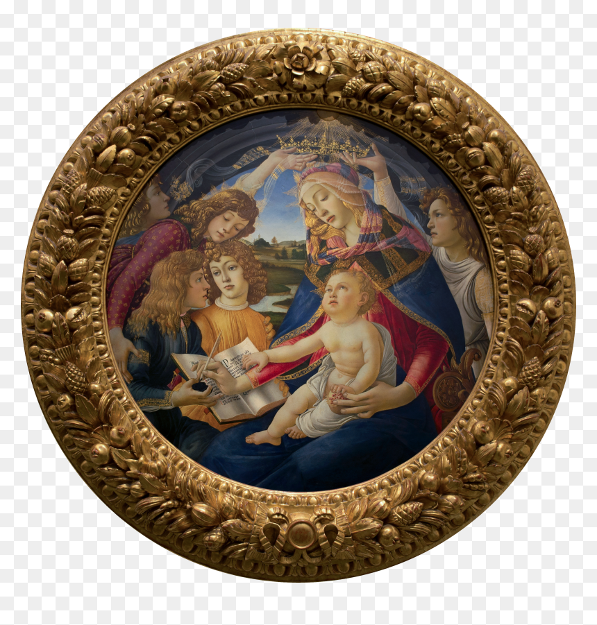Madonna Of The Magnificat, HD Png Download - virgen maria png