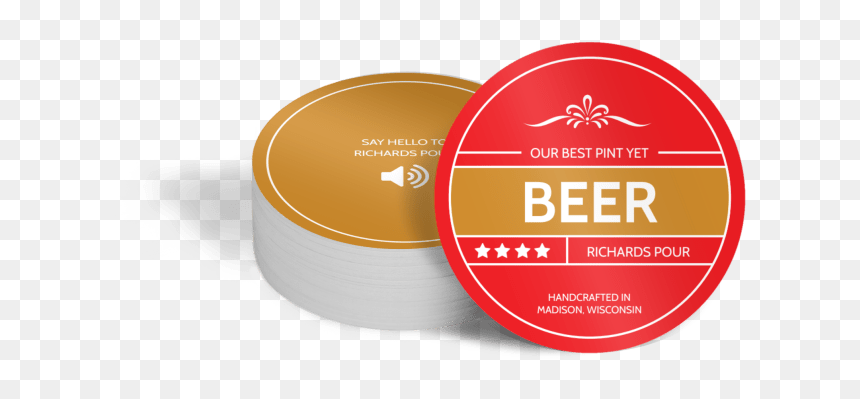 Richards Pour Beer Coaster Template Preview - Sunscreen, HD Png Download - madison beer png