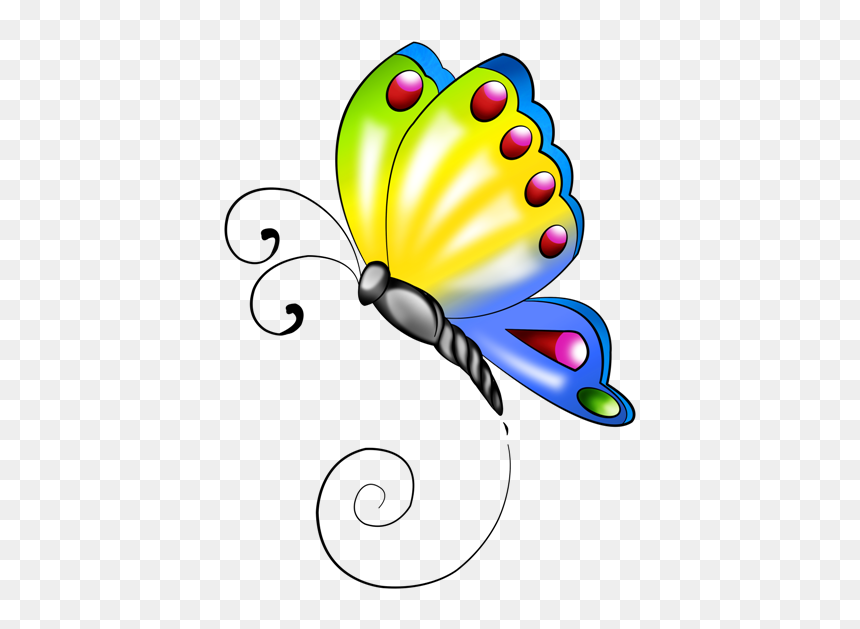 Imagenes De Mariposas Para Decorar Cuadernos, HD Png Download - primavera png