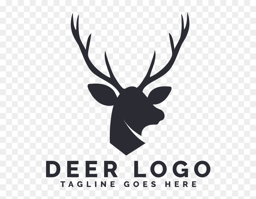 Deer Logo Design - Antler, HD Png Download - deer logo png