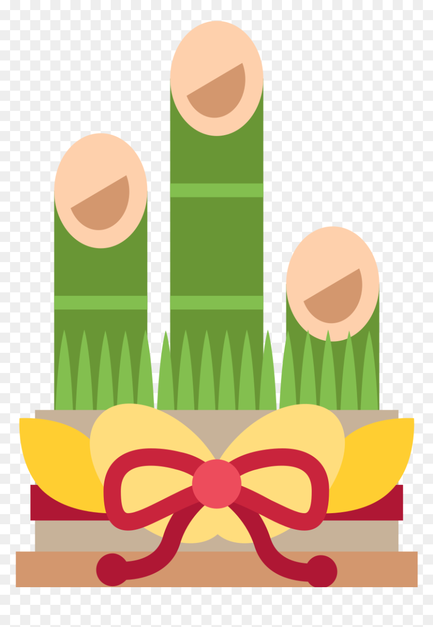 Emoji Kadomatsu, HD Png Download - celebrate emoji png