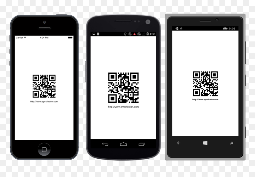 Overview Of Sfbarcode - Multi Select Xamarin Forms, HD Png Download - barcode png white
