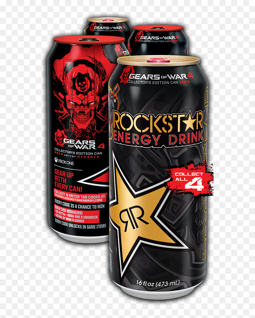 Rockstar Gears Of War, HD Png Download - rockstar energy png