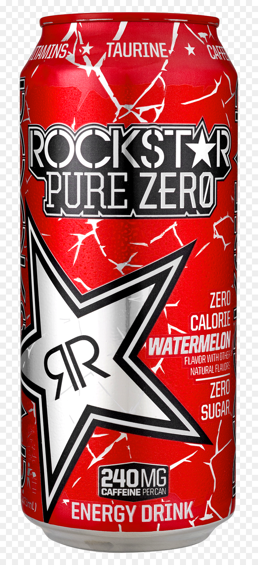 Rockstar Pure Zero Watermelon, HD Png Download - rockstar energy png