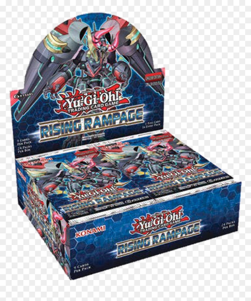 Yugioh Rising Rampage Booster Box, HD Png Download - yugioh card back png