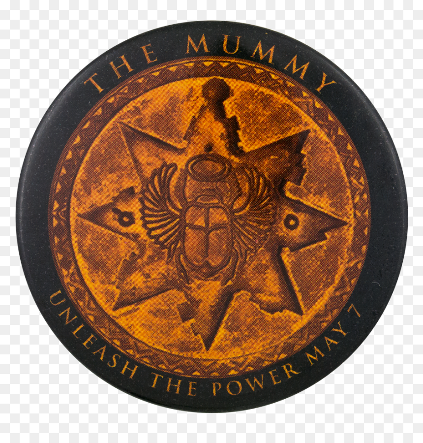 The Mummy Unleash The Power Event Button Museum - Coin, HD Png Download - the mummy png