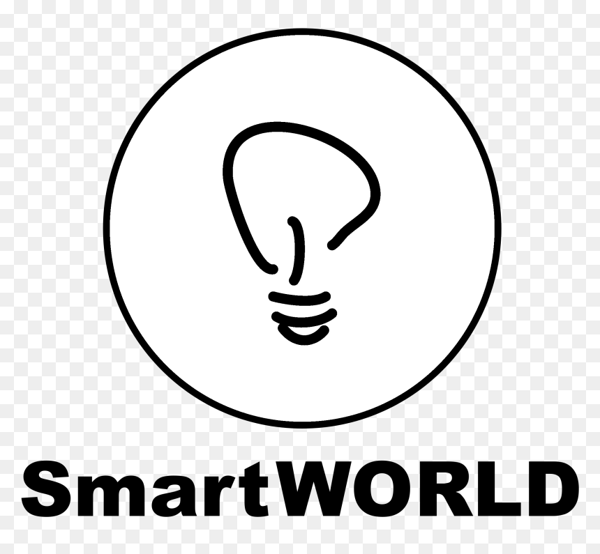Smart World, HD Png Download - light bulb logo png