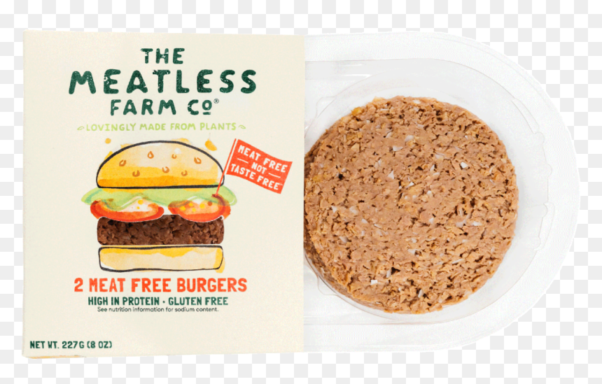Meatless Farm Vegan Burger, HD Png Download - clustertruck png