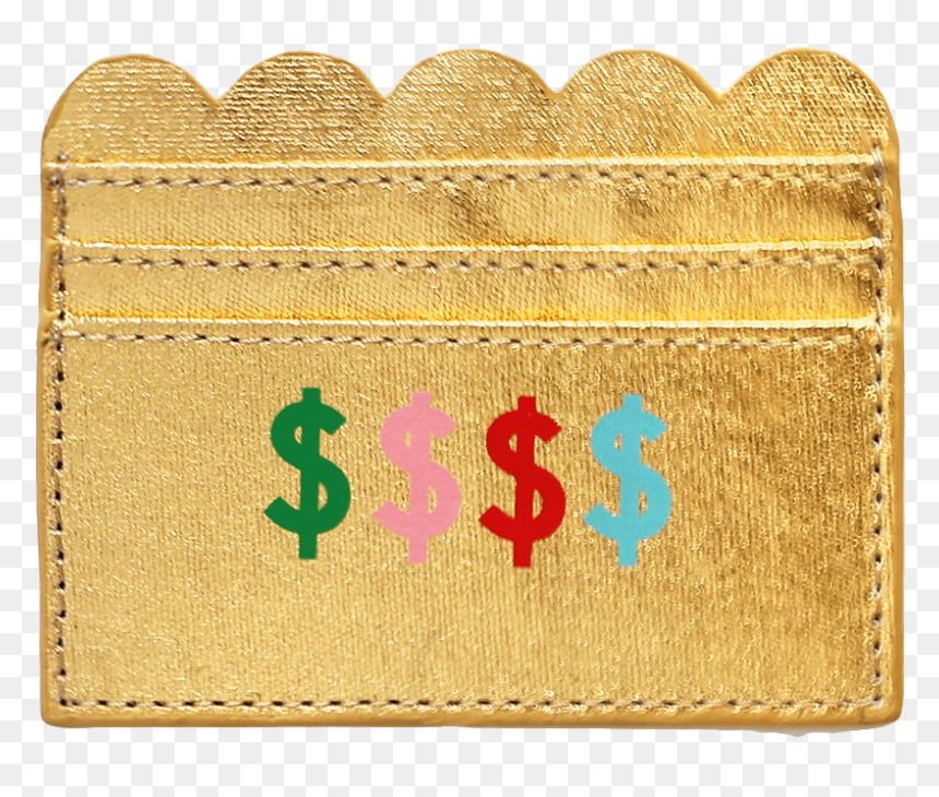 Wallet, HD Png Download - gold confetti background png