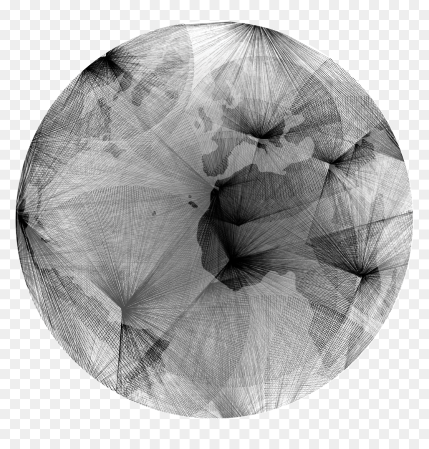 Globe - Bean Bag Chair, HD Png Download - white globe png