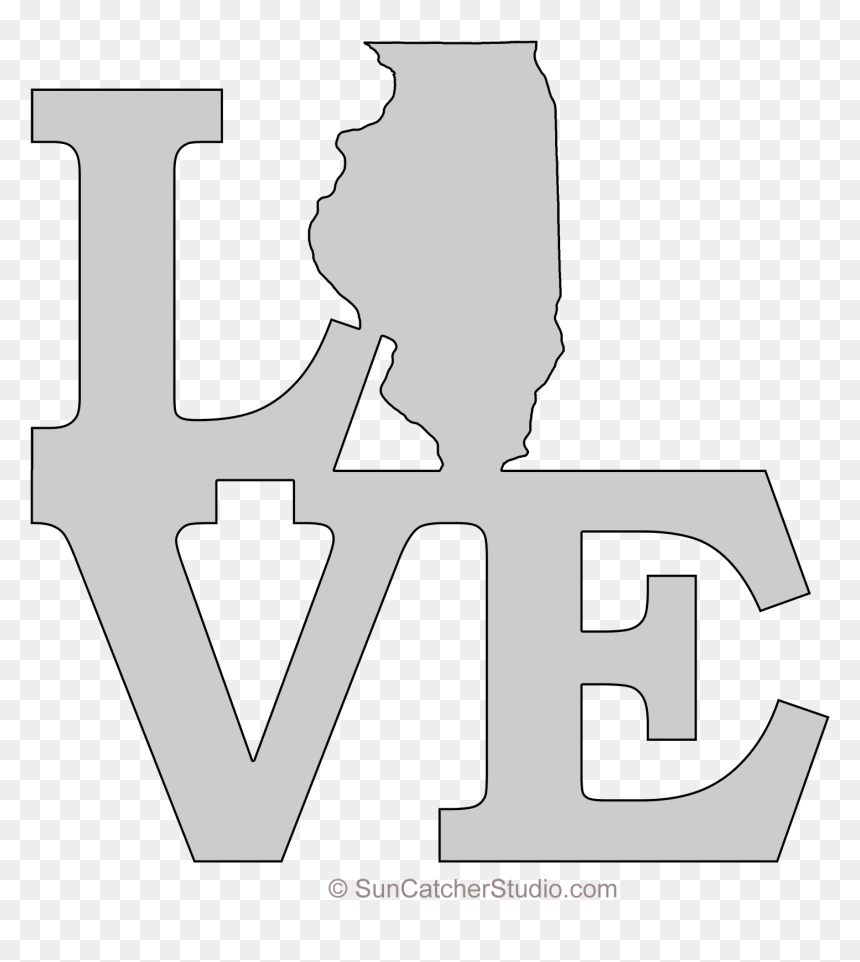 Poodle Mandala, HD Png Download - illinois outline png