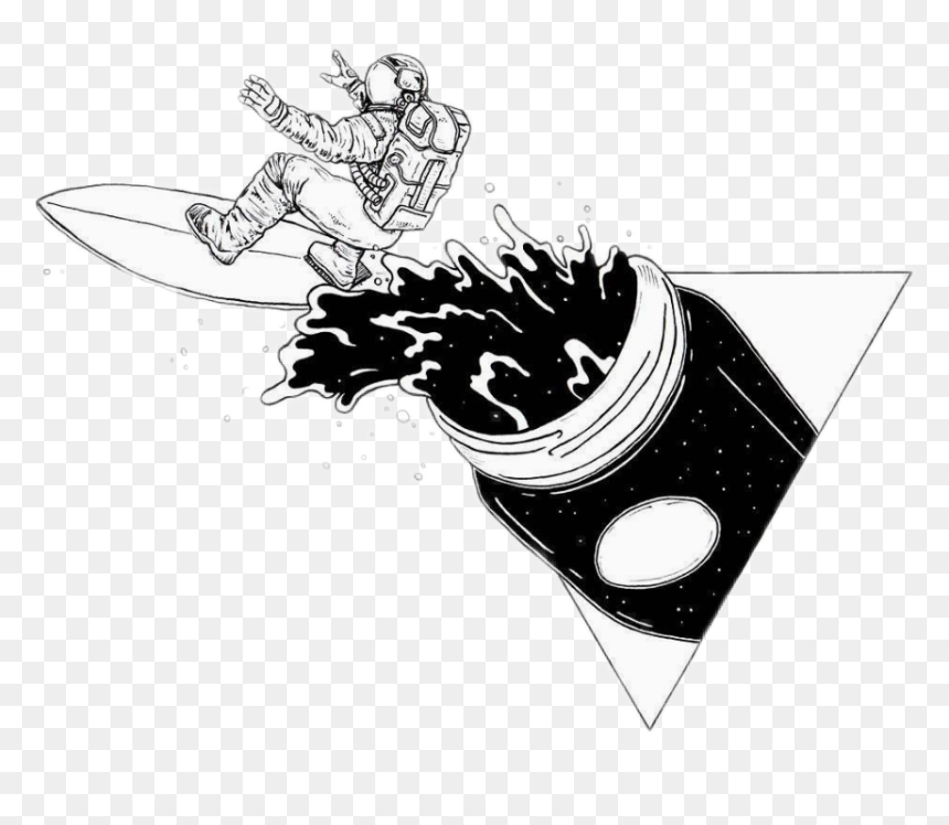 @kamykamy77 - Aesthetic Drawing Austronauy, HD Png Download - space man png