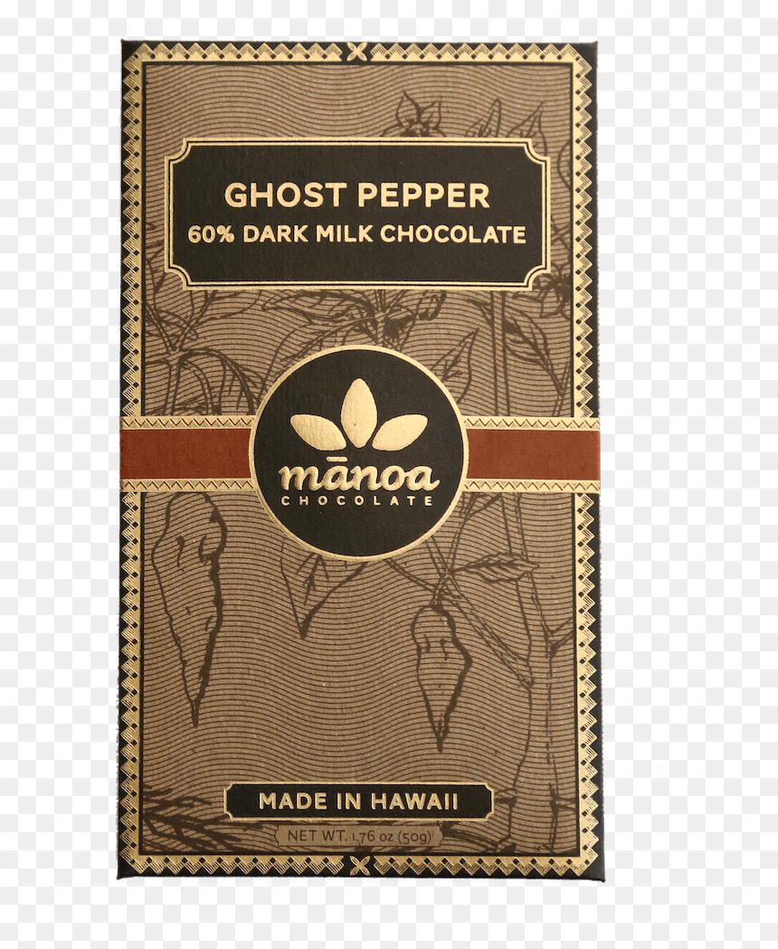 Ghost Pepper Bar 60% - Manoa Milk Chocolate, HD Png Download - ghost pepper png