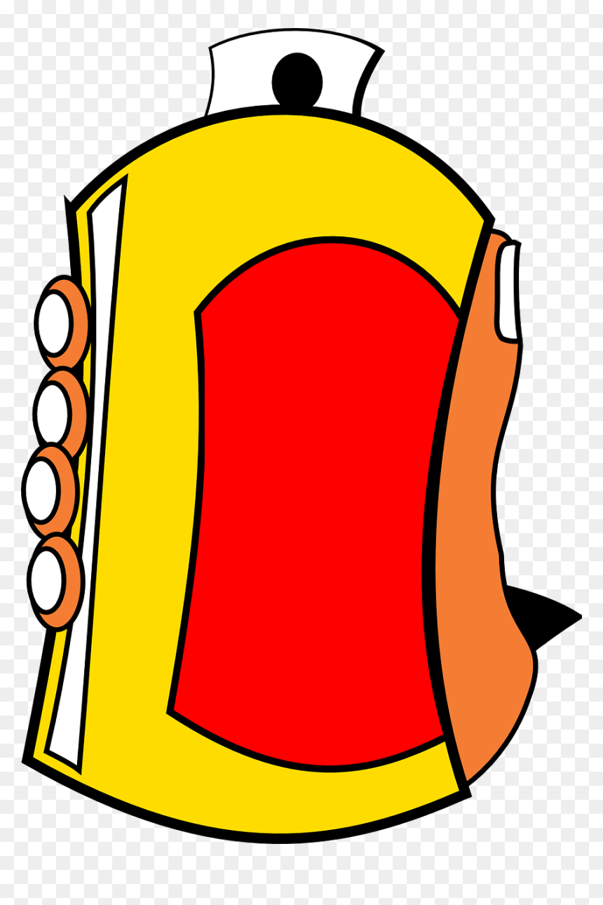 Cartoon Spray Can Art, HD Png Download - graffiti can png