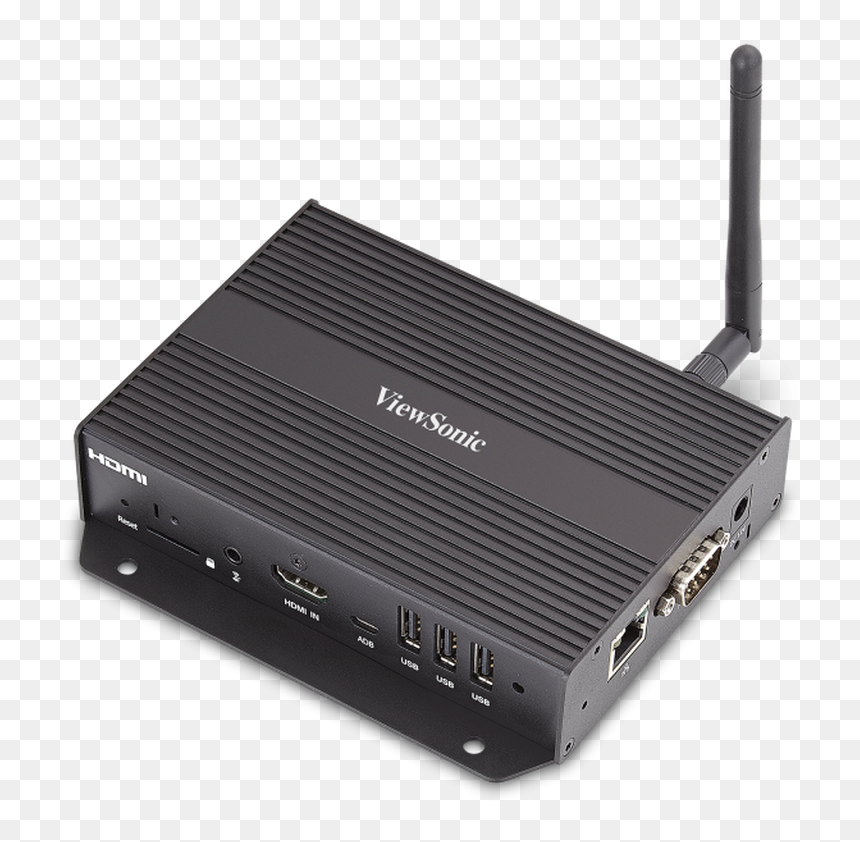 Viewsonic Nmp580-w 1080p Media Player - Router, HD Png Download - media player png