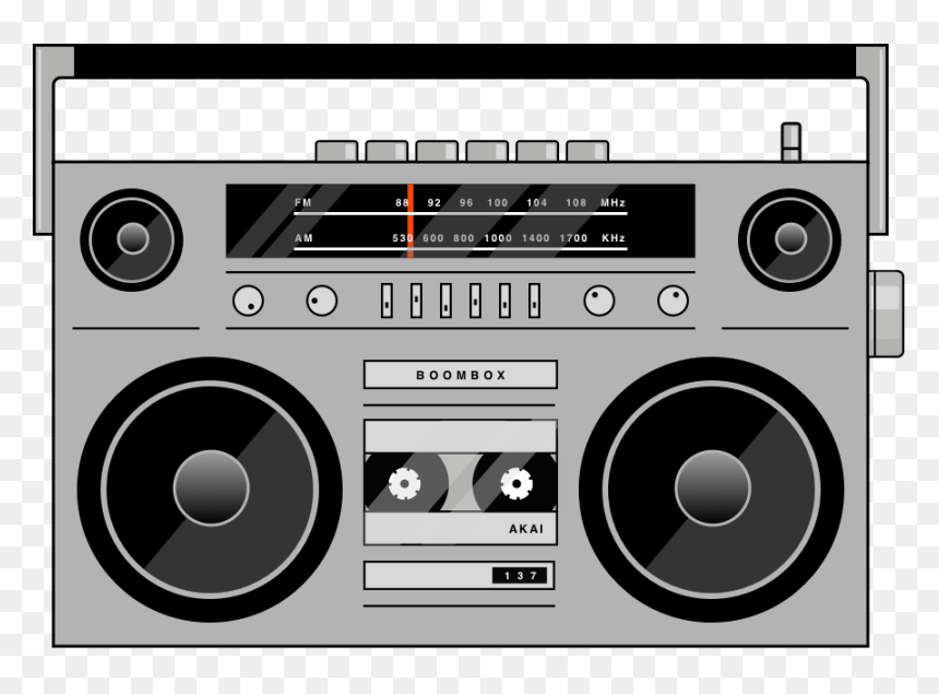 Media Player,electronic Device,stereophonic Sound,cassette - Boombox Png, Transparent Png - media player png