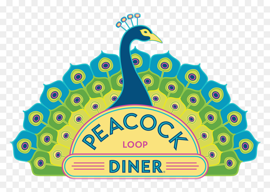 Peacock Diner The Loop - Peacock Diner, HD Png Download - diner png