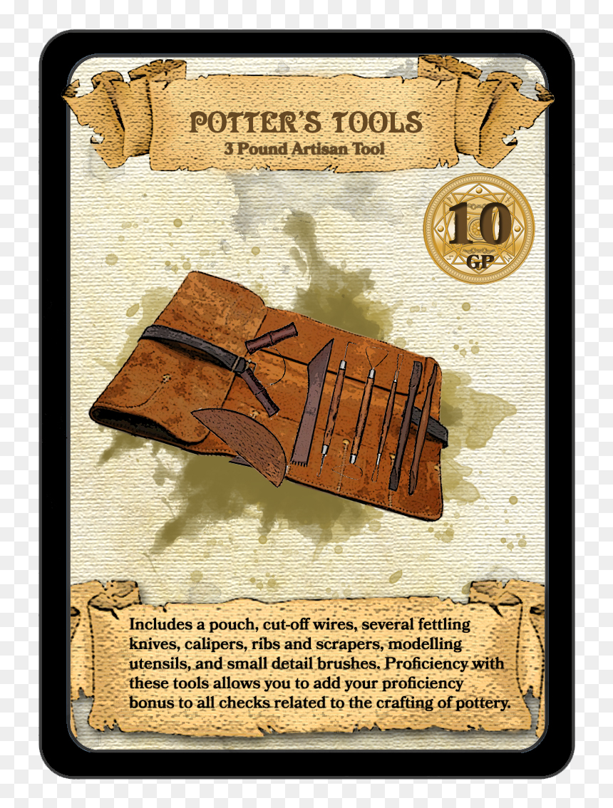 Potion Of Healing Card, HD Png Download - tools.png