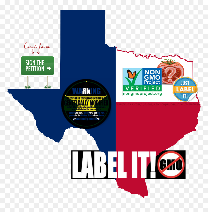 Texas In Heart, HD Png Download - gmo free png
