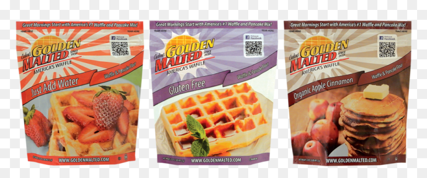 Just Add Water Non-gmo Gluten Free Waffle Organic Apple - Belgian Waffle, HD Png Download - gmo free png