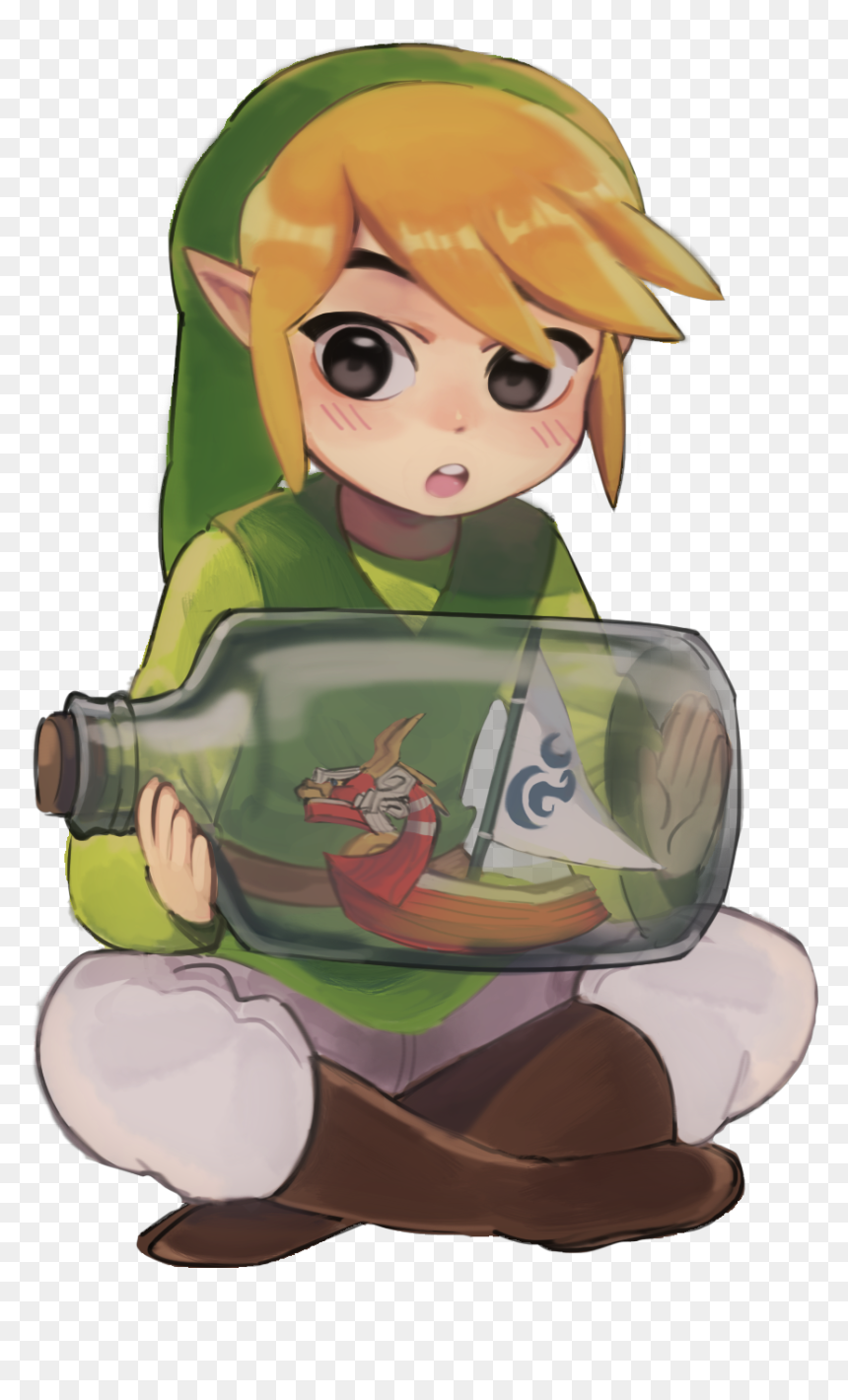 #thelegendofzelda #younglink #kingofredlions #windwaker - Toon Link Smash Fan Art, HD Png Download - young link png