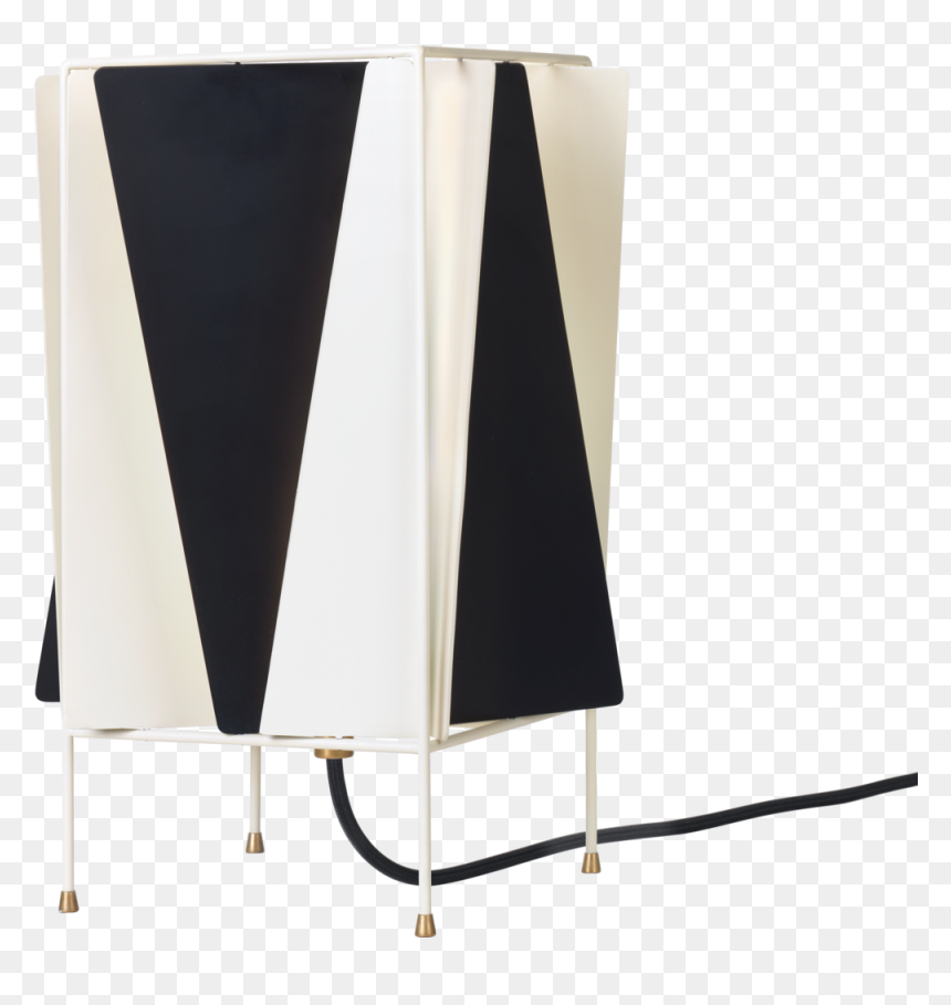 Black &amp - White - Gubi B-4 Table Lamp Semi Matte 005-11101, HD Png Download - iron banner png